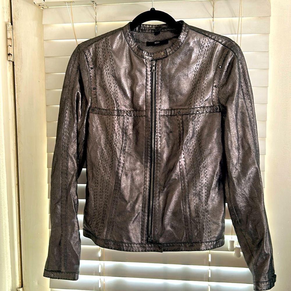 Hugo Boss studdedleather jacket